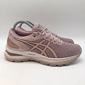 Asics Gel Nimbus 22 1012A587 Running Shoes Women's 8 Pink Low Top Sneakers